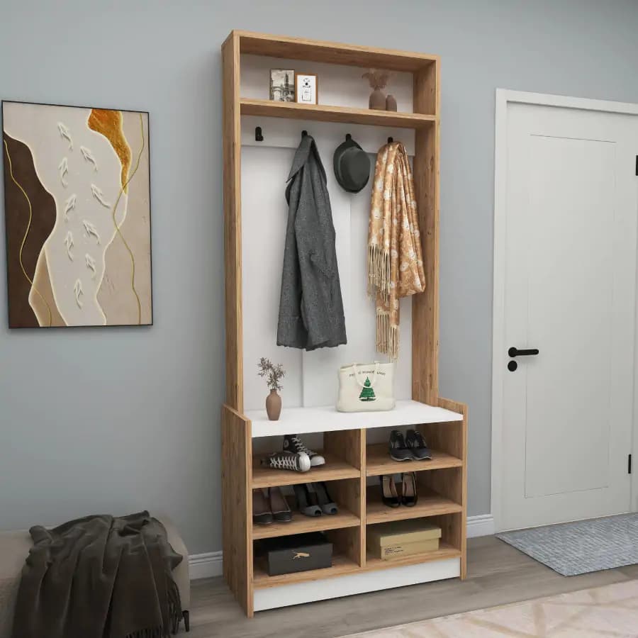 Casarredo Předsíňová stěna OREO - borovice / bílá - náhled 3