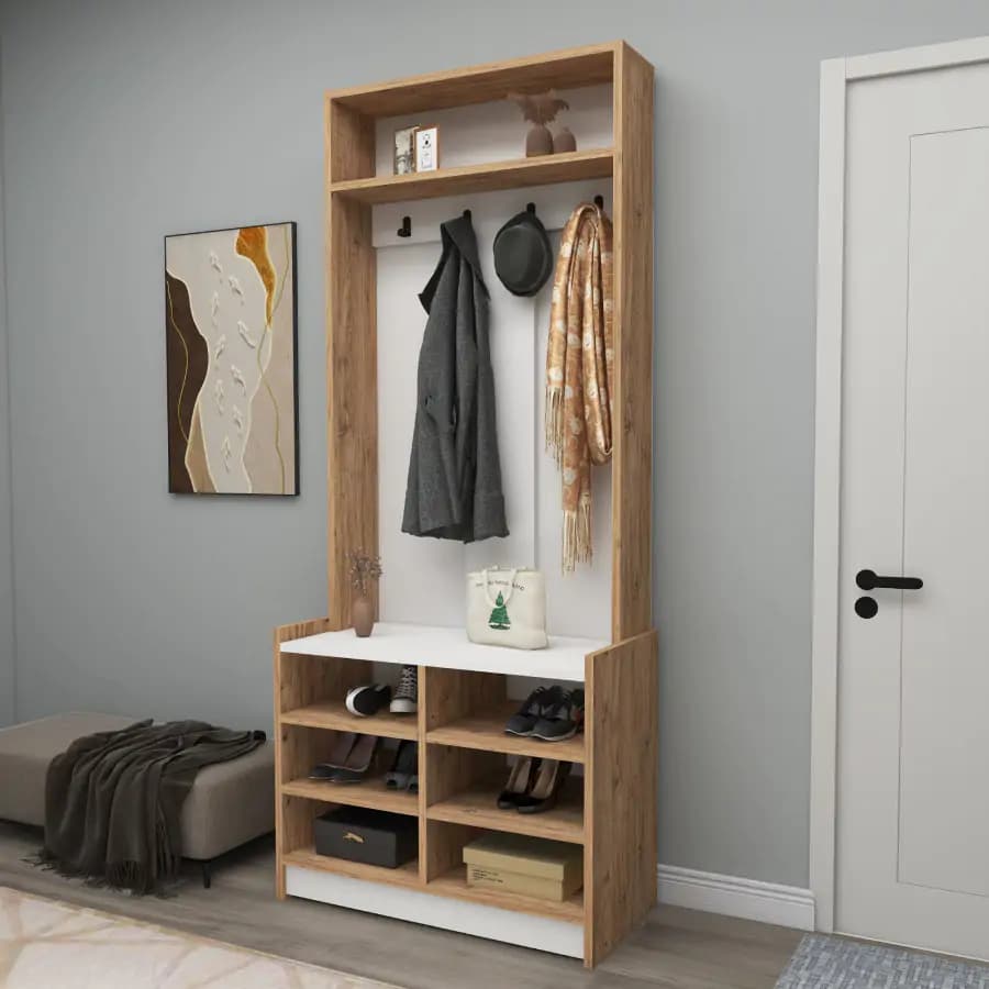 Casarredo Předsíňová stěna OREO - borovice / bílá - náhled 4