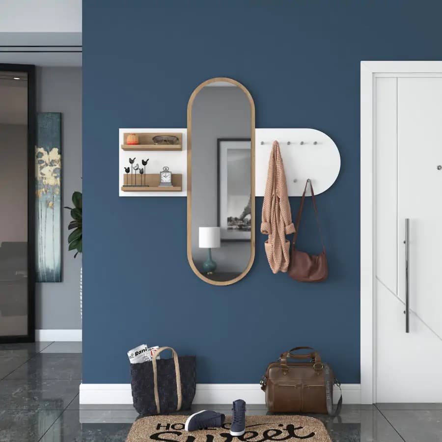 Casarredo Předsíňová sestava VILANOVA - bílá/ořech - náhled 4