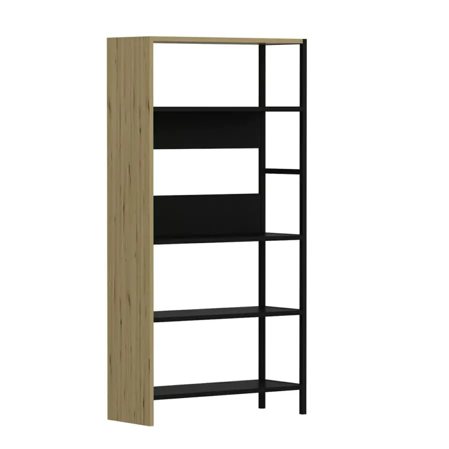 Casarredo Policový regál DRAMO - dub artisan / černá