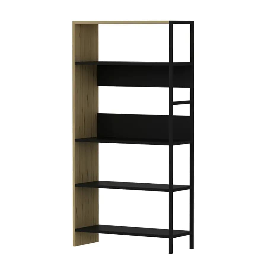 Casarredo Policový regál DRAMO - dub artisan / černá - náhled 2