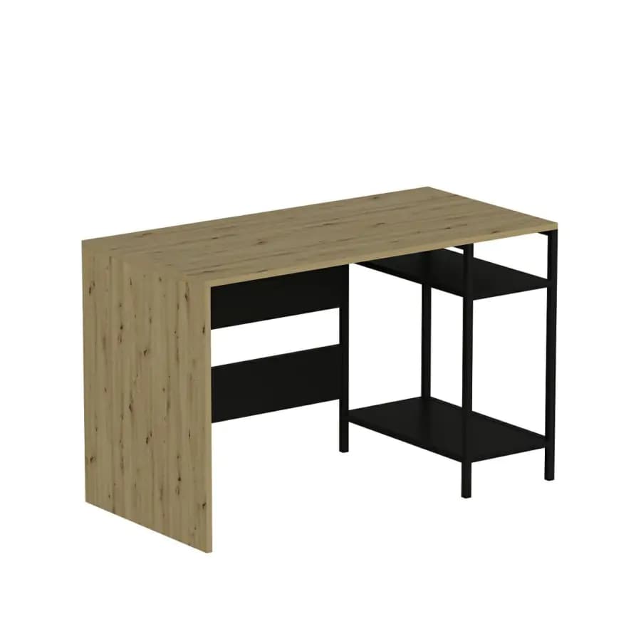 Casarredo Psací stůl ANDROS - dub artisan/černá
