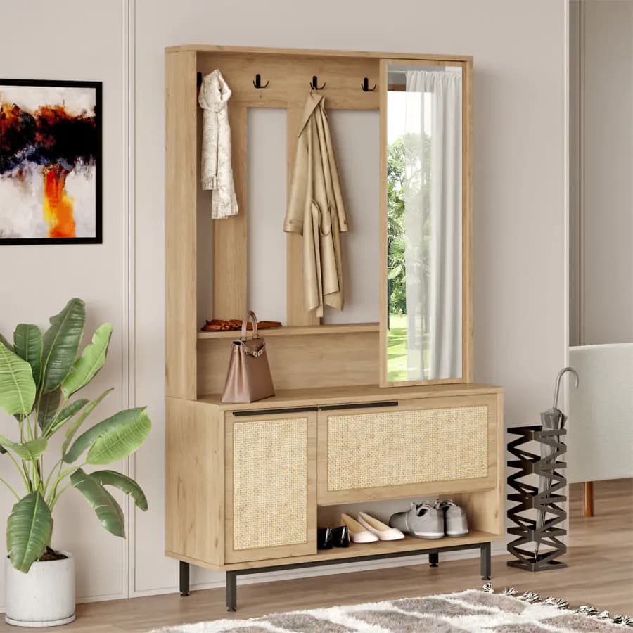 Casarredo Předsíňová stěna JALAPA - jutový vzor - náhled 2