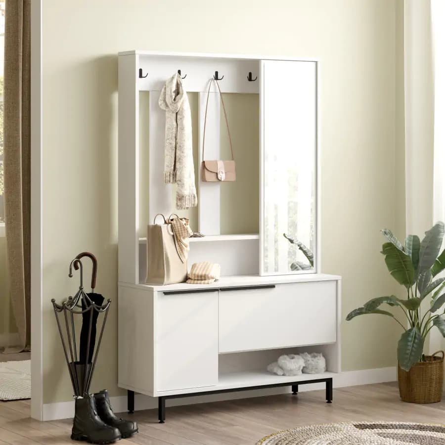 Casarredo Předsíňová stěna JALAPA - bílá - náhled 3