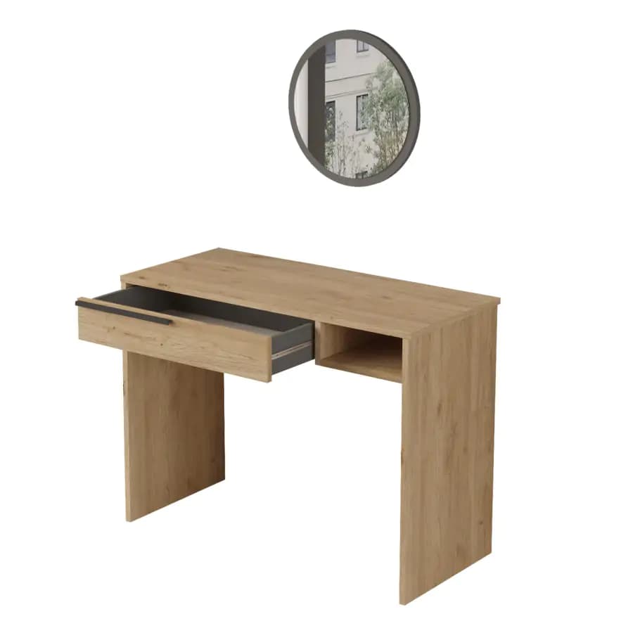 Casarredo Toaletní stolek MORELIA se zrcadlem - dub - náhled 2