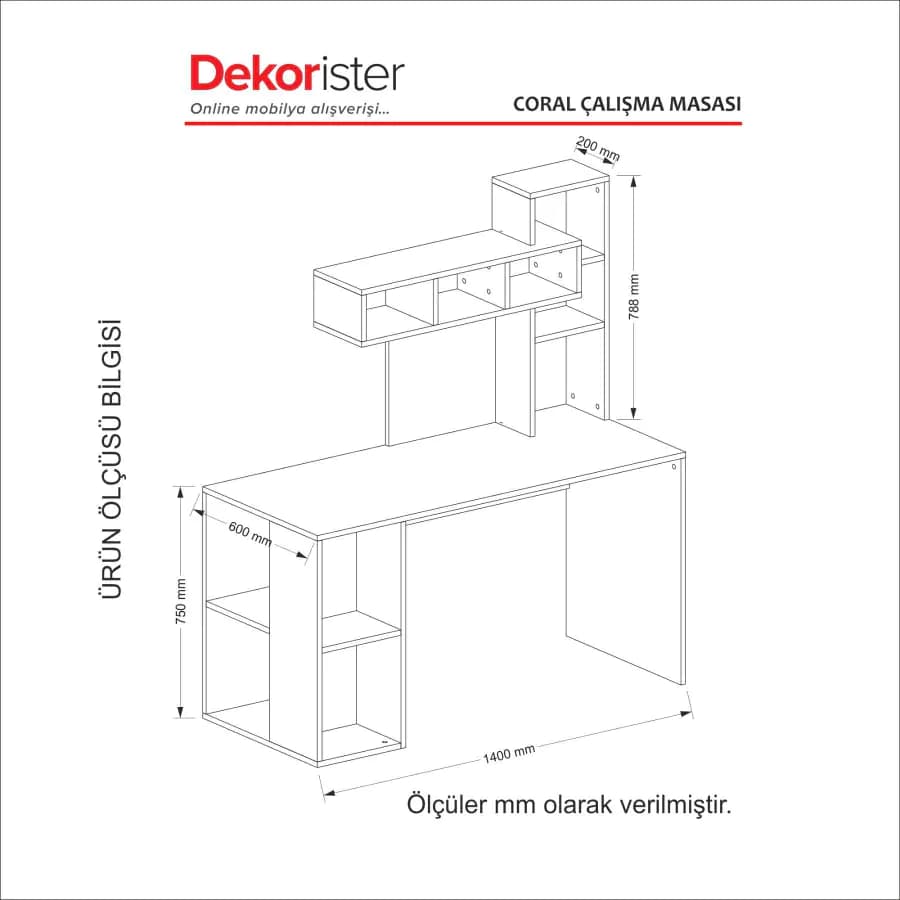 Casarredo Psací stůl ZAKIMI - bílá/červená - náhled 4