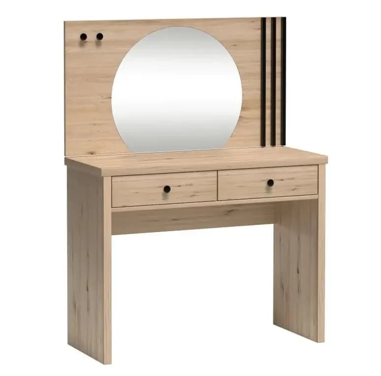 Casarredo Zrcadlo s panelem BARBUS - dub artisan/černá - náhled 3