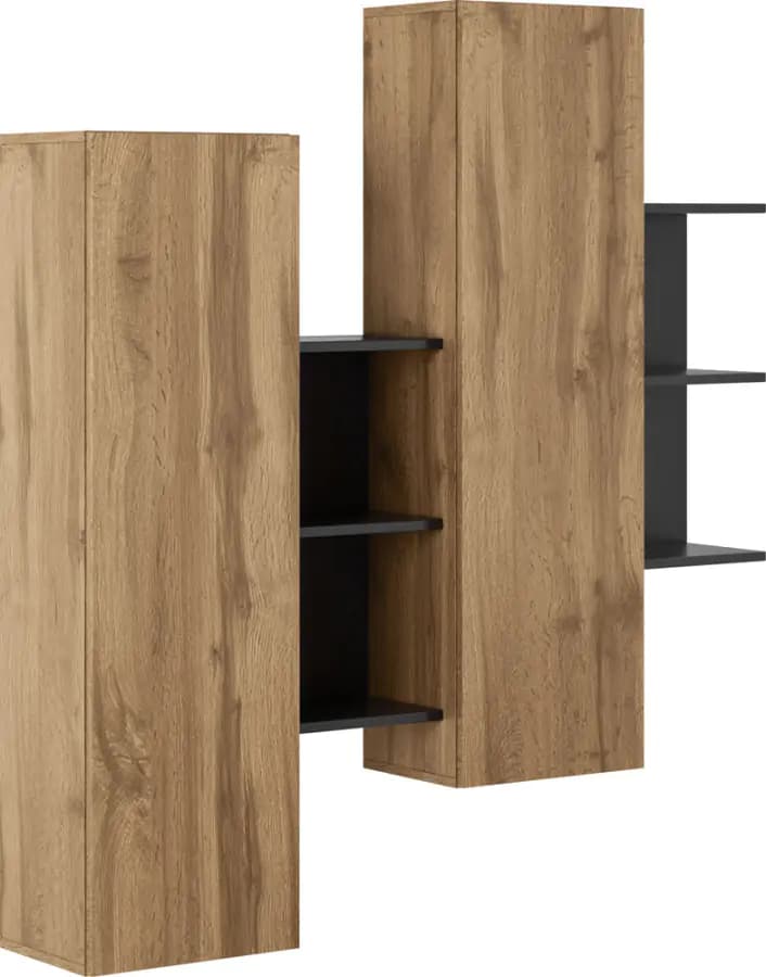 Casarredo Závěsná skříňka SMARA - dub/antracit - náhled 4