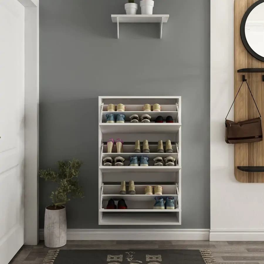 Casarredo Nástěnný botník Lupa 3 - bílá - náhled 4