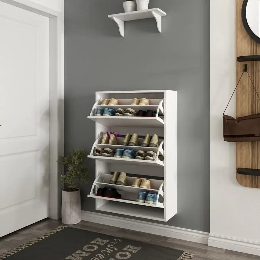 Casarredo Nástěnný botník Lupa 3 - bílá - náhled 5