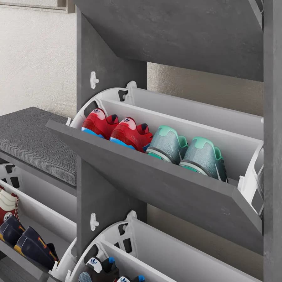 Casarredo Botník se sedákem Dude - šedá - náhled 5
