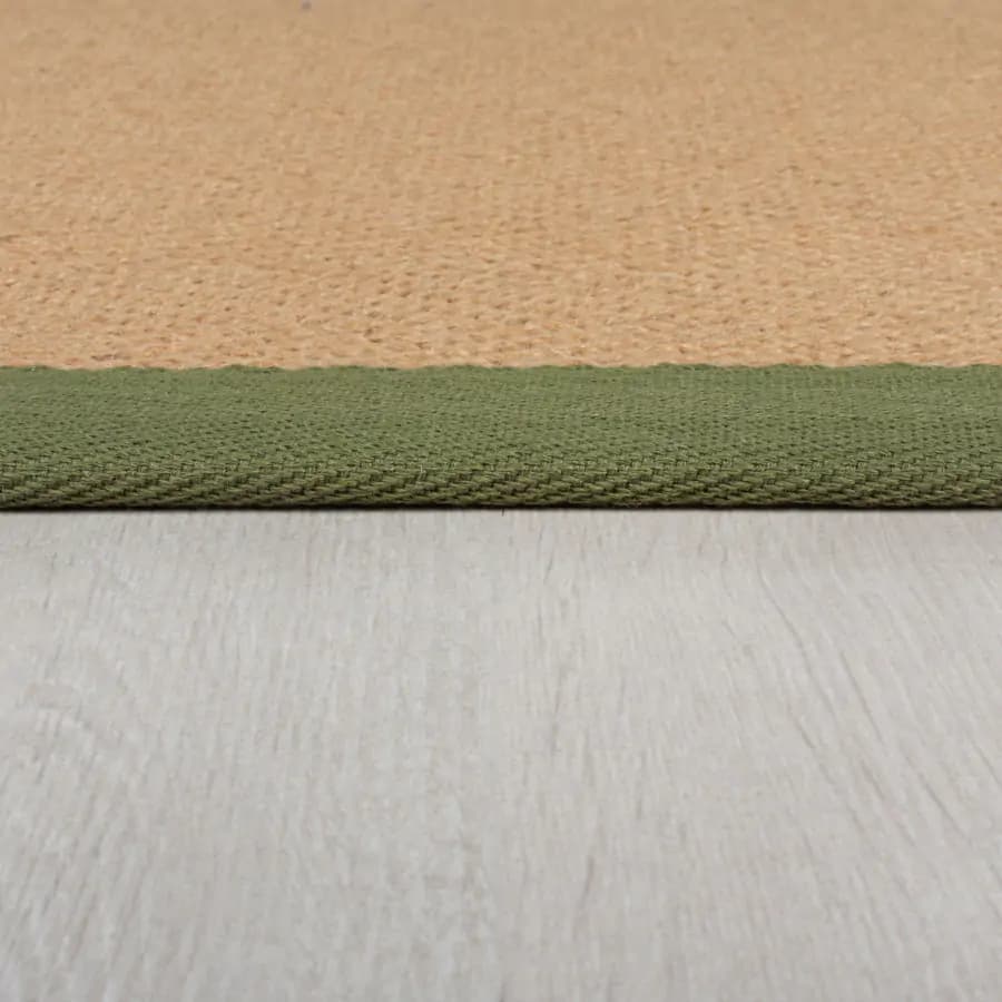 Flair Rugs Kusový koberec Herringbone Border Kira Green 160x230 cm - náhled 3