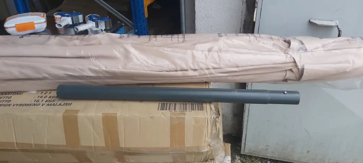 ATAN Slunečník STANDART 4m, béžový - II.jakost - náhled 3