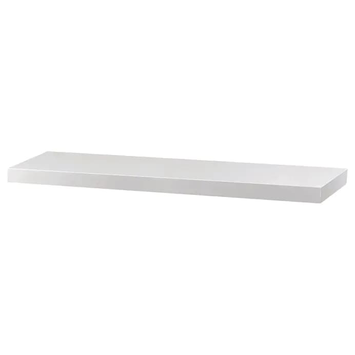 Autronic Polička 80cm P-005 WT - Bílá lesk