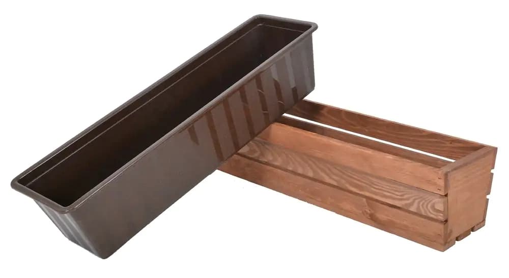Rojaplast Truhlík MODERN 61 cm - hnědá - náhled 3