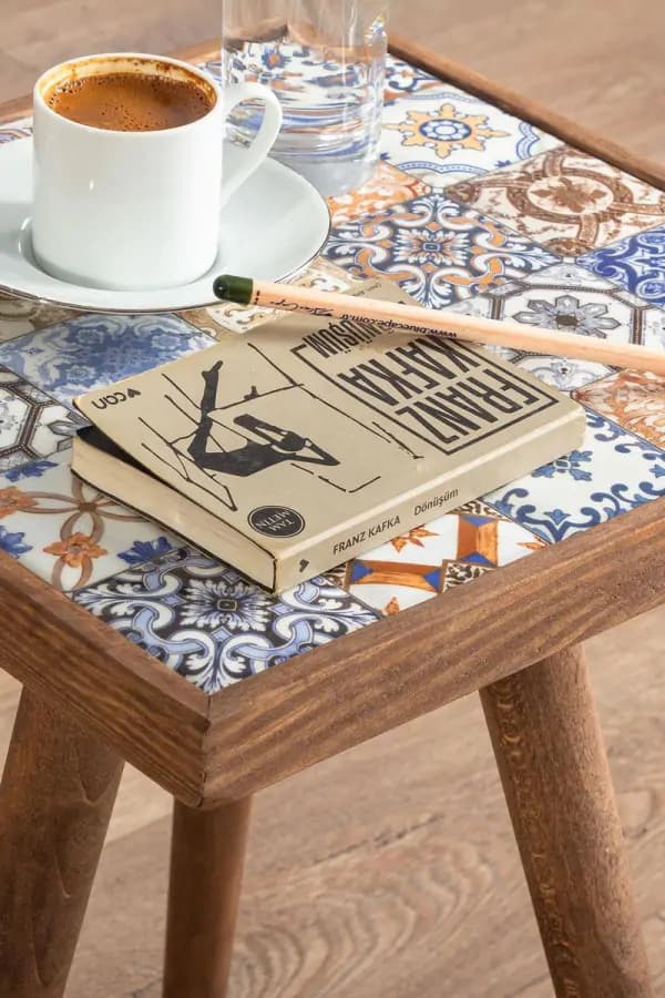 Casarredo Odkládací stolek RYAN - ořech/LAUREN - náhled 3