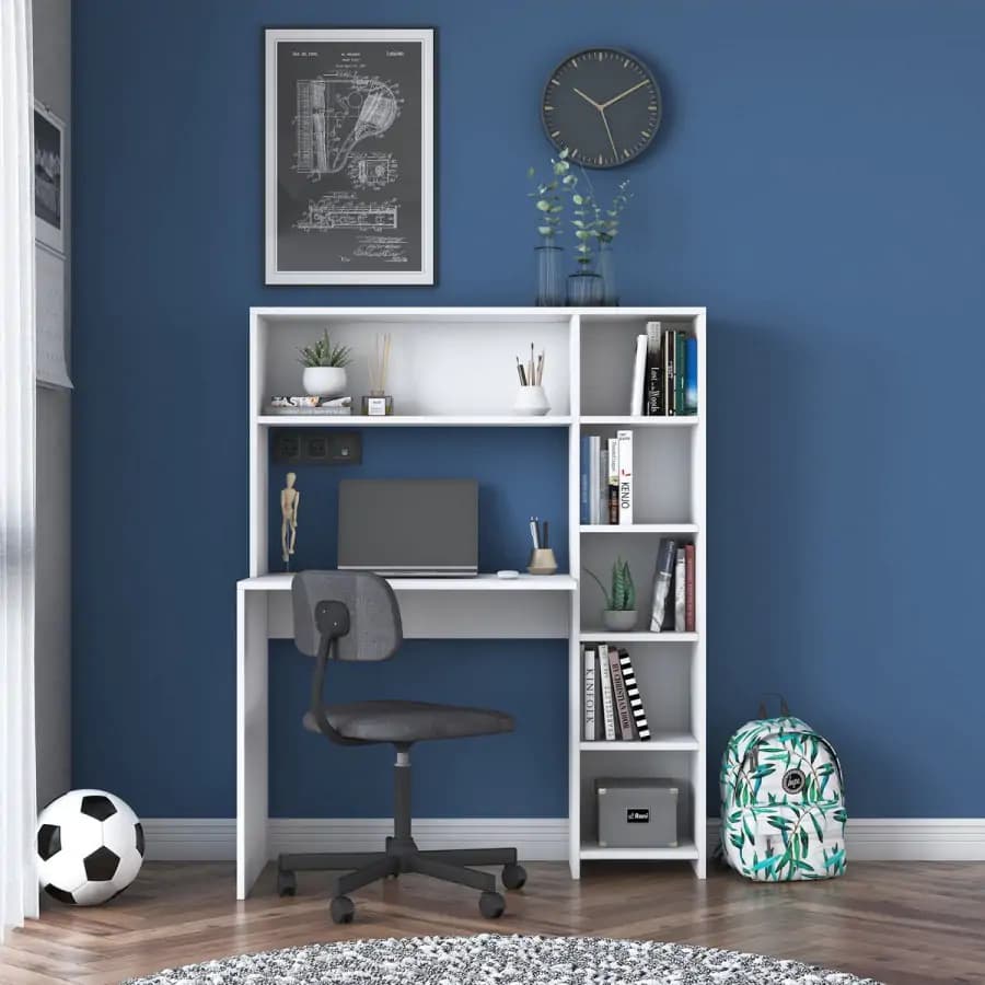 Casarredo Psací stůl LARGS - bílá - náhled 3