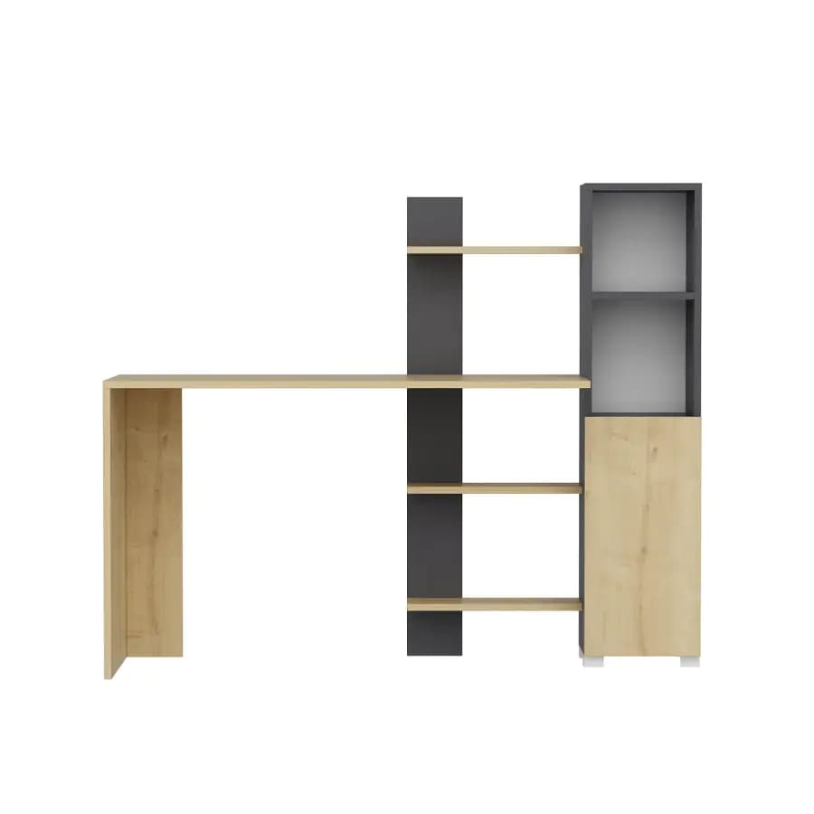 Casarredo Pracovní stůl ALTONA - dub / antracit - náhled 2