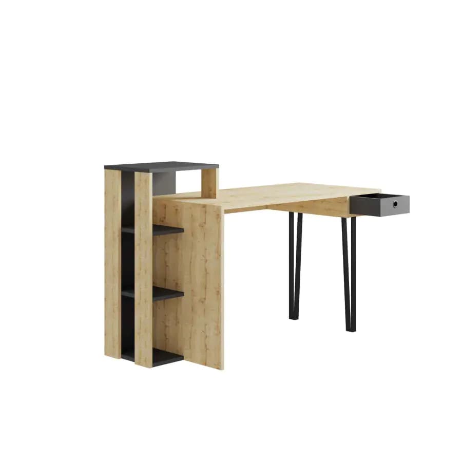 Casarredo Psací stůl ANITA - dub/antracit - náhled 2