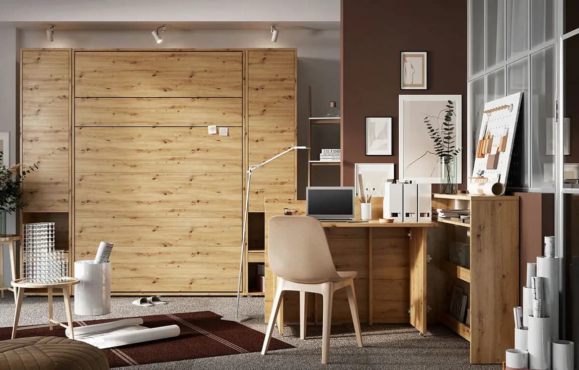 Casarredo Rozkládací psací stůl levý REBECCA -dub artisan - náhled 3