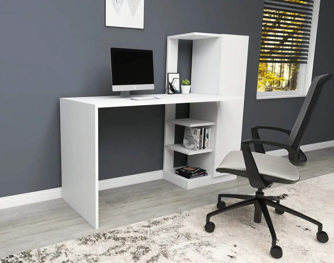 Casarredo Psací stůl ZAKROS - bílá - náhled 2
