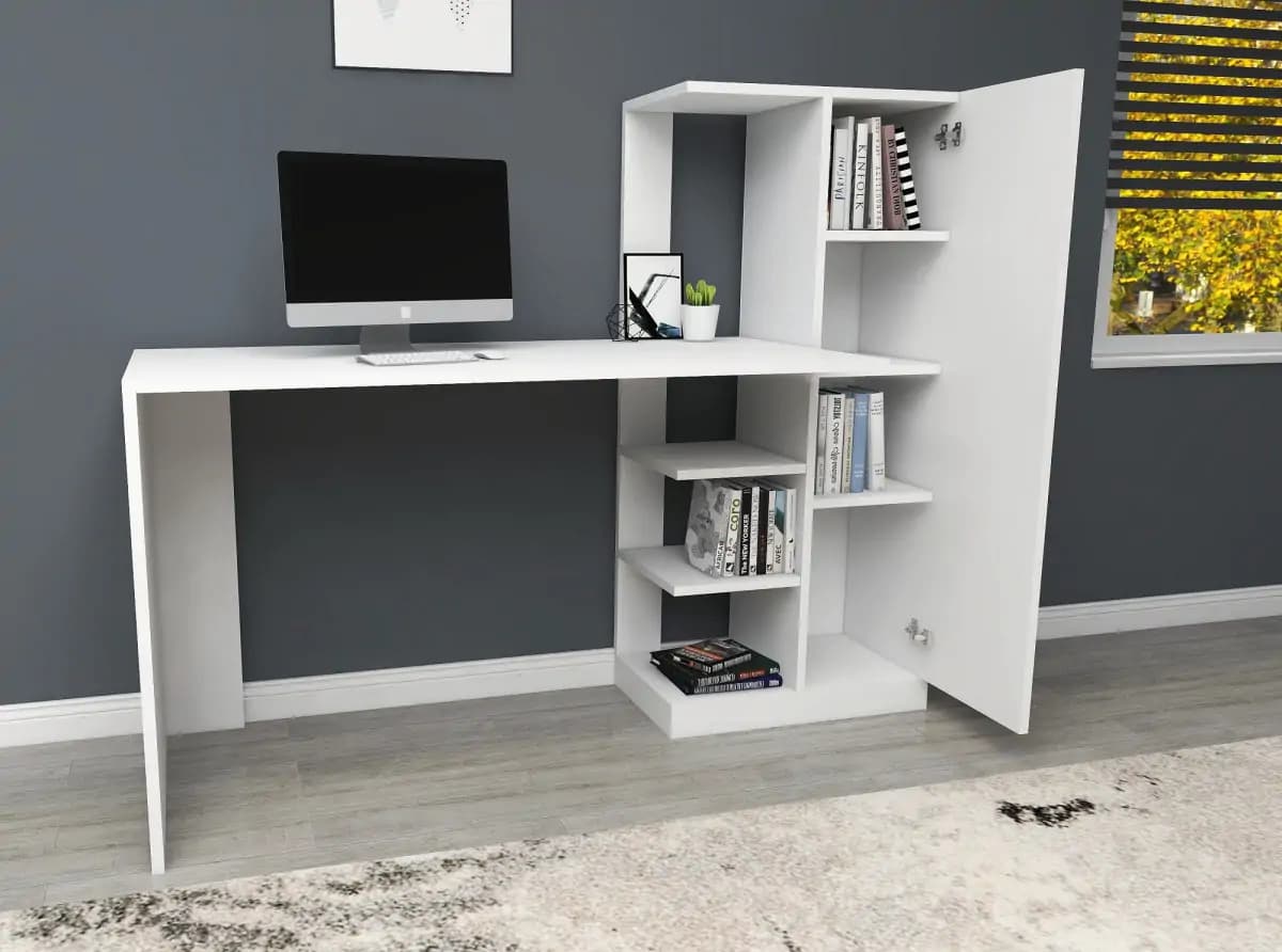 Casarredo Psací stůl ZAKROS - bílá - náhled 3