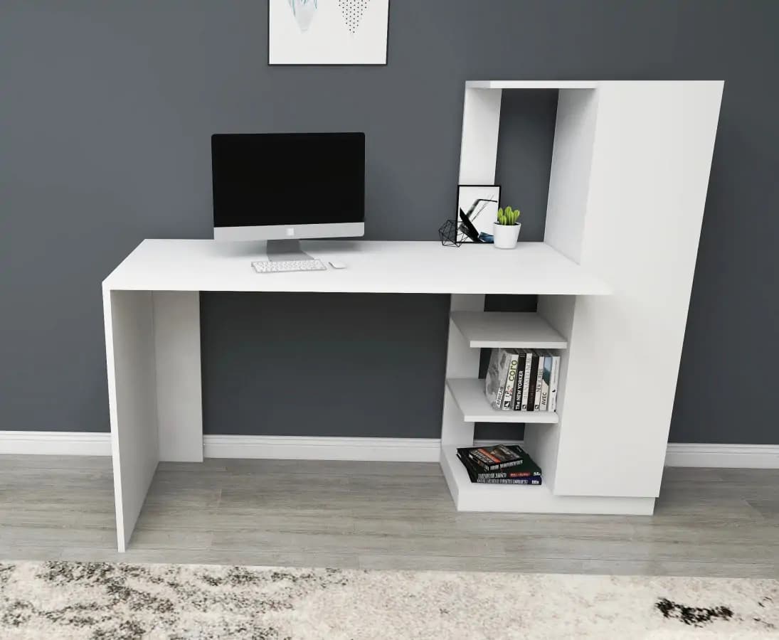 Casarredo Psací stůl ZAKROS - bílá - náhled 4