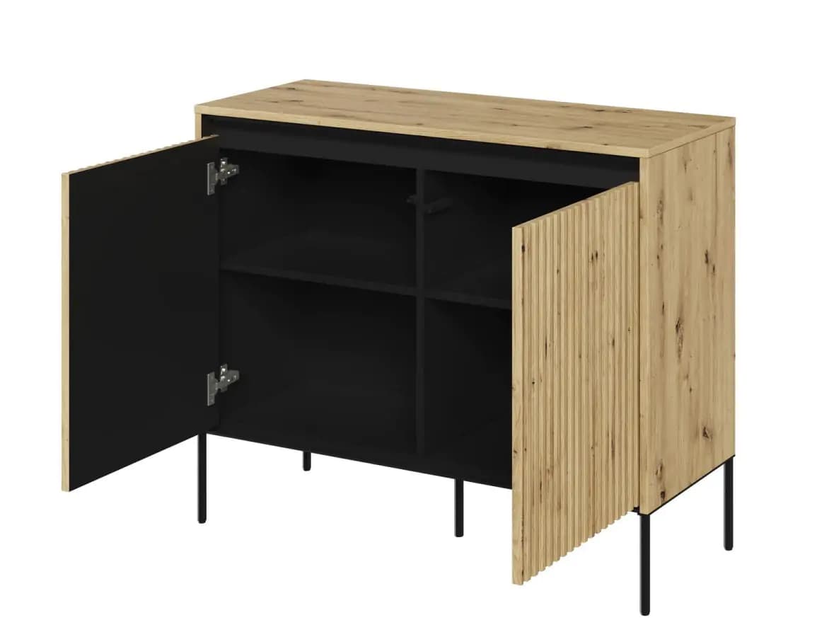 Casarredo Komoda 2D s LED IPOLIS - dub artisan - náhled 2
