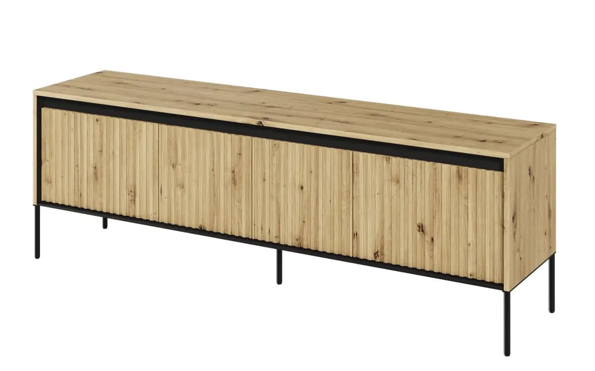 Casarredo Televizní stolek 4D s LED 167 IPOLIS - dub artisan - náhled 4