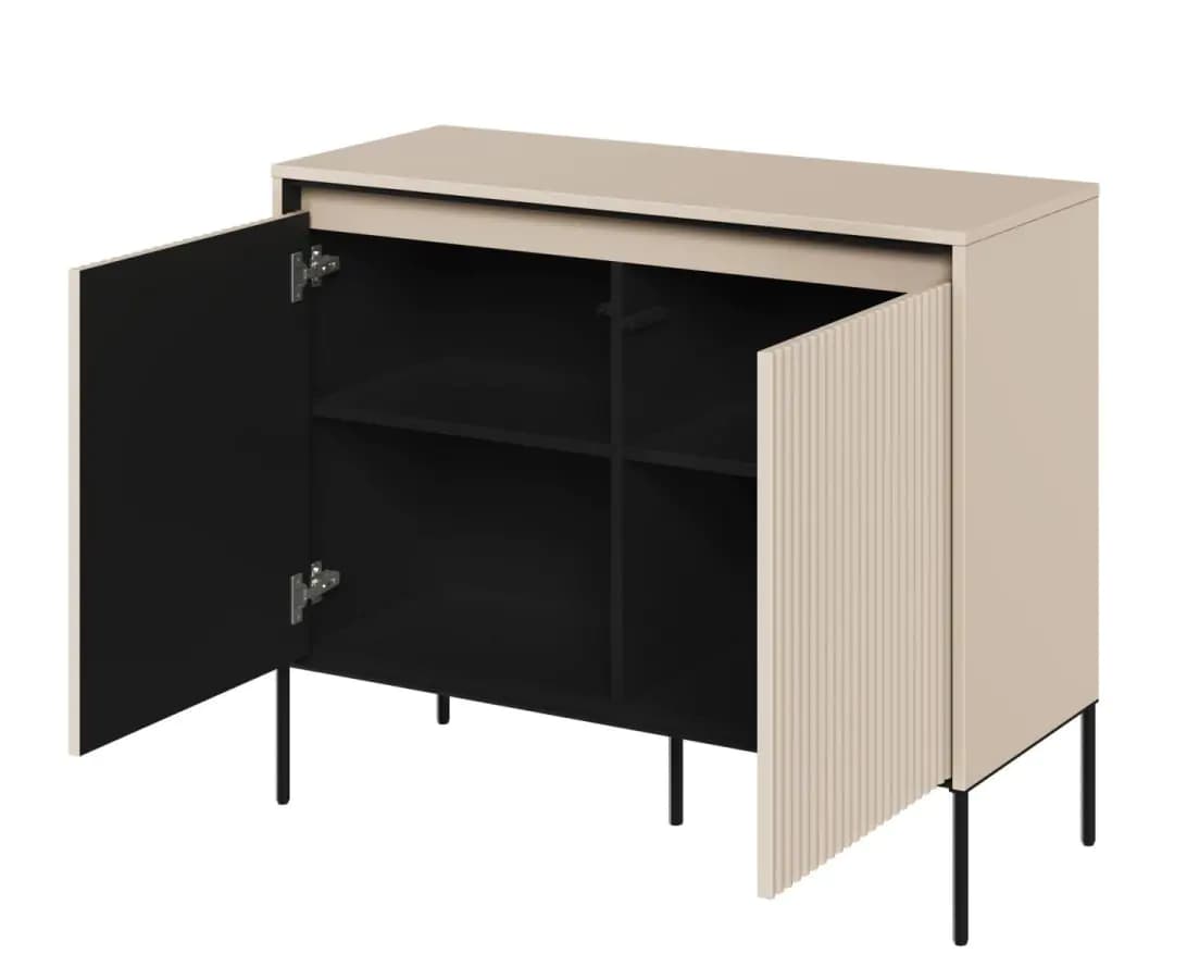 Casarredo Komoda 2D s LED IPOLIS - písková - náhled 2
