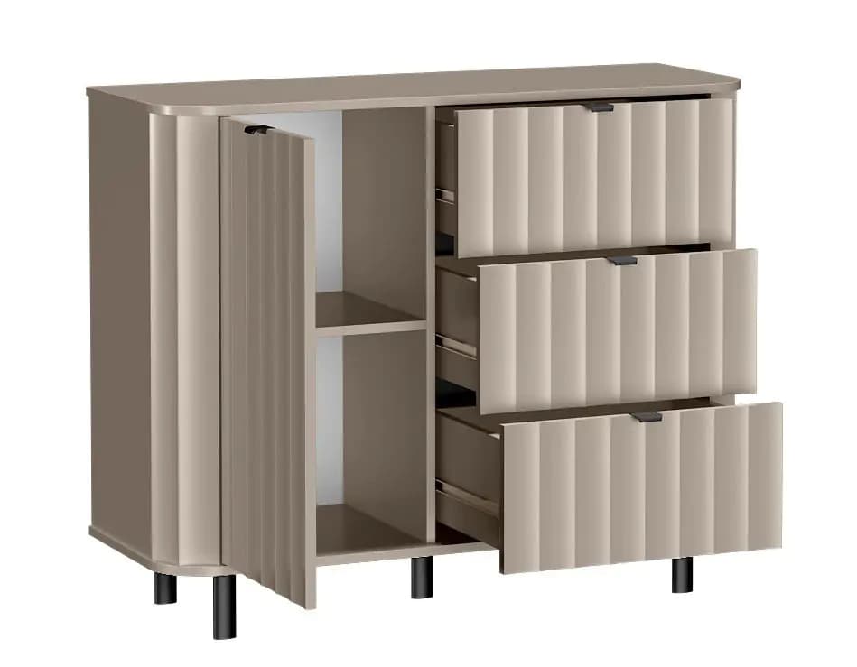 Casarredo Komoda 1D3S JOLY - clay gray - náhled 2