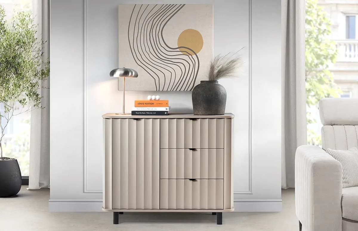 Casarredo Komoda 1D3S JOLY - clay gray - náhled 3