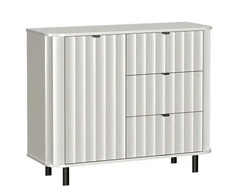 Casarredo Komoda 1D3S JOLY - alpská bílá
