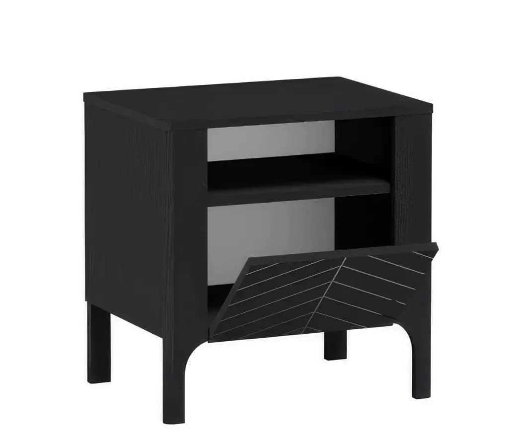 Casarredo Noční stolek 1S KENORA - černá - náhled 2