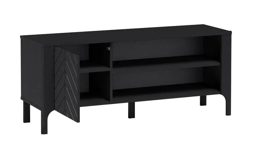 Casarredo Televizní stolek 1D KENORA - černá - náhled 2
