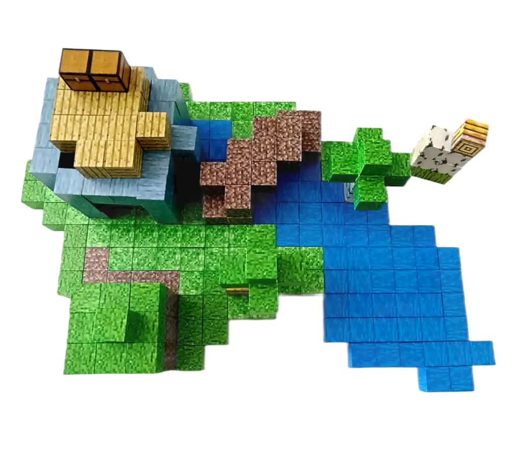 Toybit Minecraft Jungle Creek XXL Magnetická stavebnice MSTB2322 - náhled 3