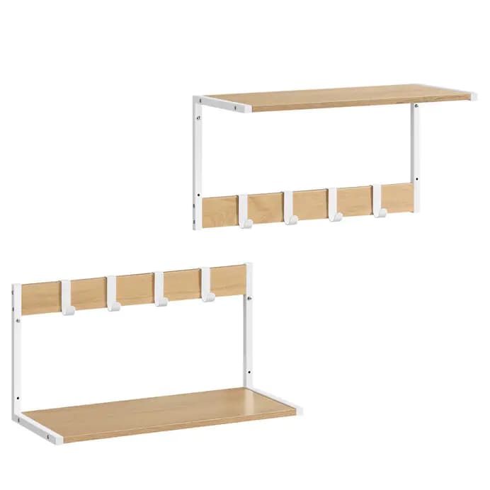 Autronic Sada nástěnných polic ABP-E1083 WT