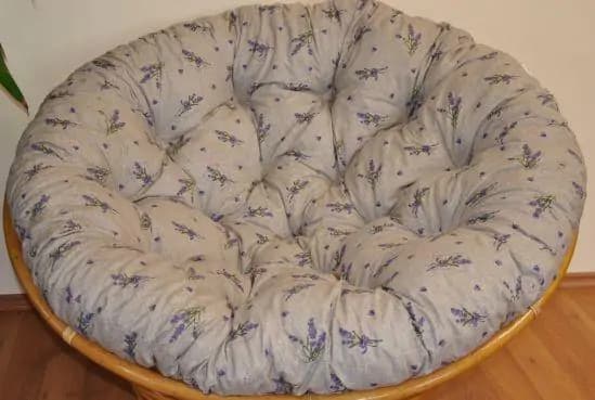 Axin Trading Polstr na křeslo papasan 110 cm levandule - náhled 2