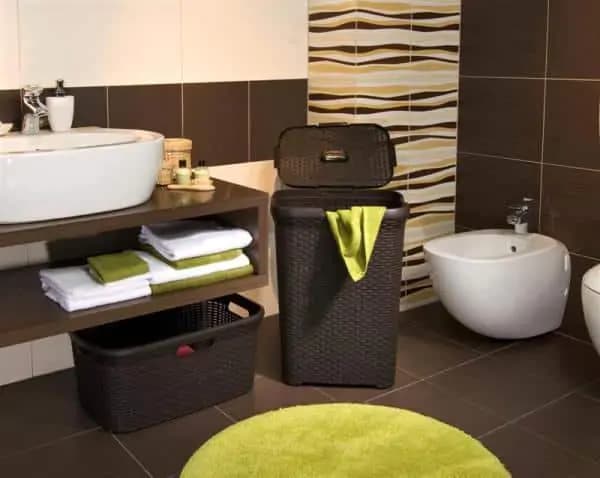 Curver Koš na čisté prádlo RATTAN STYLE 45L - hnědý - náhled 2