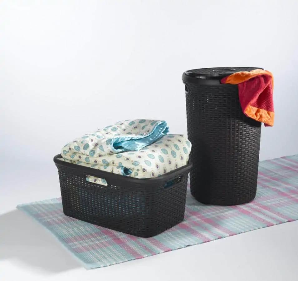 Curver Koš na čisté prádlo RATTAN STYLE 45L - hnědý - náhled 5
