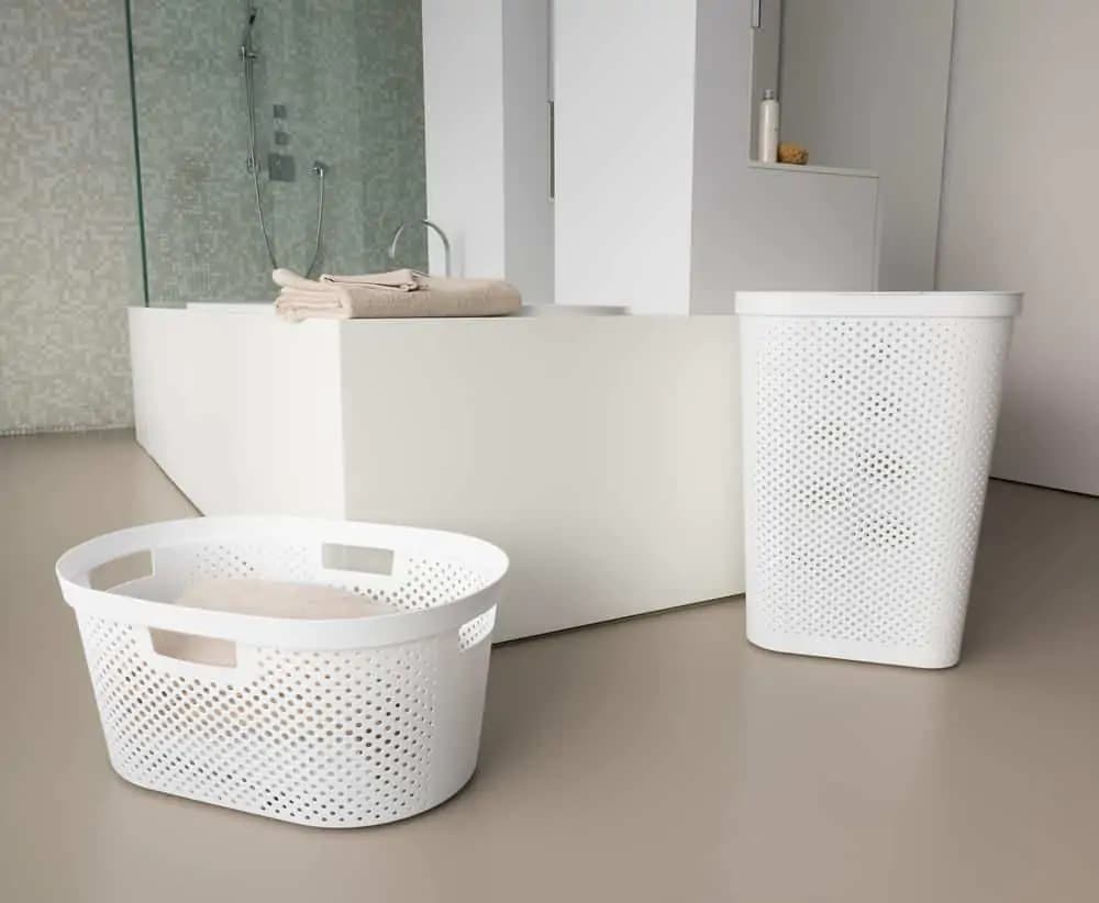 Curver Koš na prádlo INFINITY DOTS 59L - bílý - náhled 2