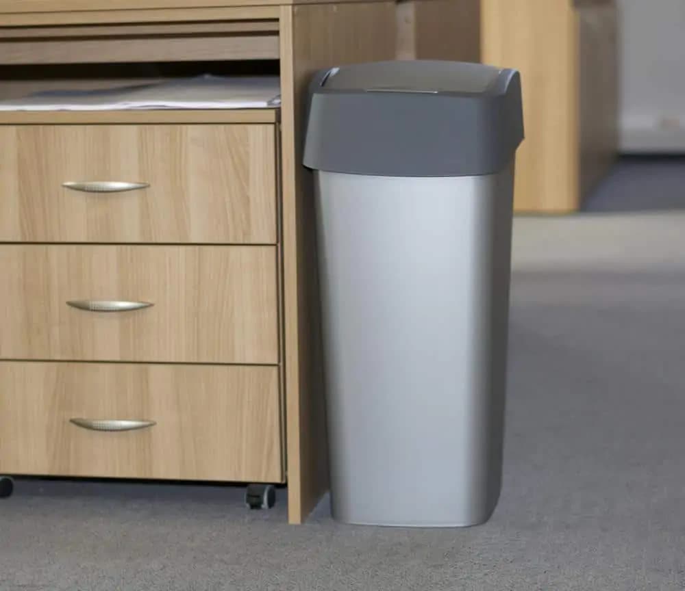 Curver Odpadkový koš FLIPBIN 45L - šedý - náhled 2