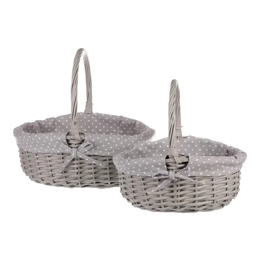 Autronic Sada košů s uchem PRN2010 GREY