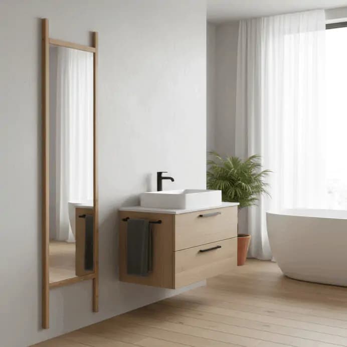 Autronic Zrcadlo 180 AZR-B028 NAT - přírodní - náhled 2