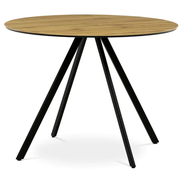 Autronic Jídelní stůl kulatý HT-R5010 OAK