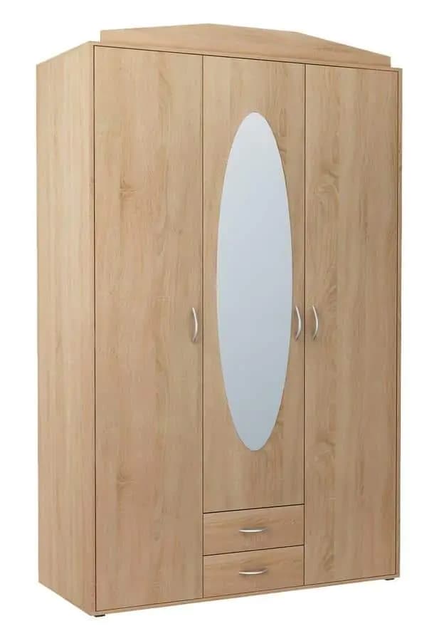 Casarredo Šatní skříň GREACE 3D2S dub sonoma