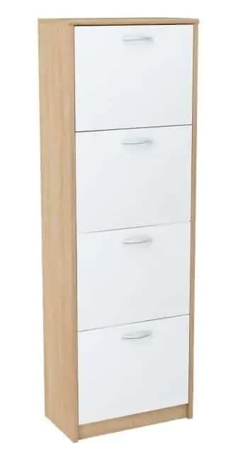 Casarredo Botník VIVA 4K dub sonoma/bílá