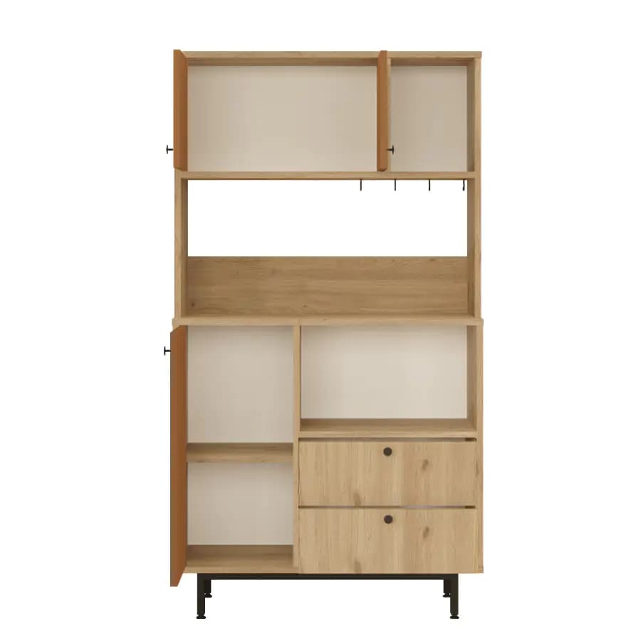 Casarredo Kuchyňská skříňka HERMOSA - dub/cihlová - náhled 3