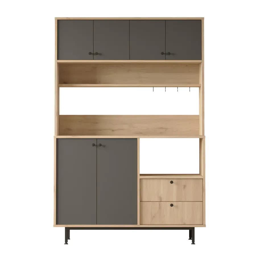 Casarredo Kuchyňská skříň ZAVALETA - dub/antracit - náhled 2