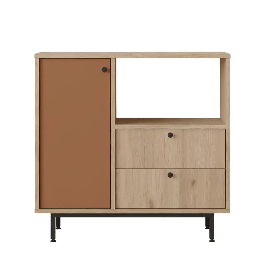 Casarredo Kuchyňská skříňka GARCIA - dub/cihlová - náhled 2